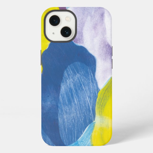 False Indigo III Iphone Case (Back)