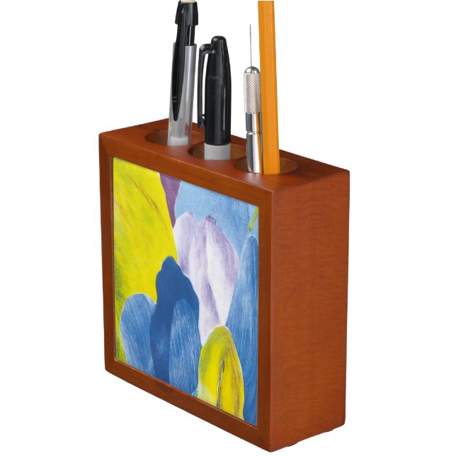 False Indigo III Pencil Holder (In Situ)