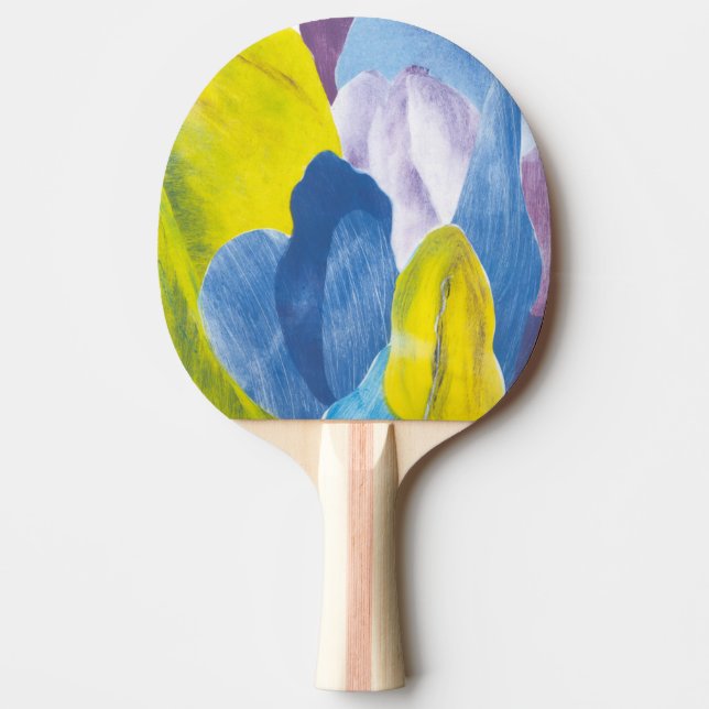 False Indigo III Ping-Pong Paddle (Front)