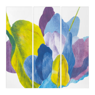 False Indigo III Triptych