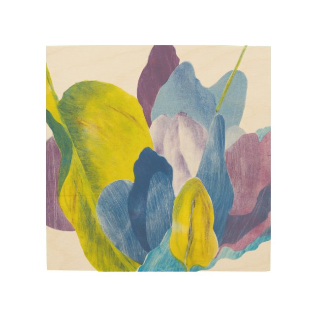 False Indigo III Wood Wall Decor (Front)