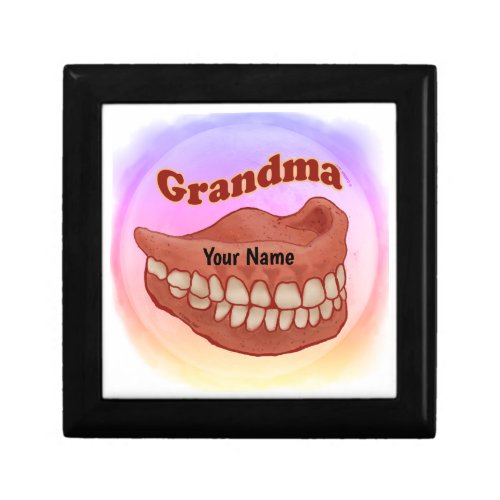 False Teeth Grandma Gift Box