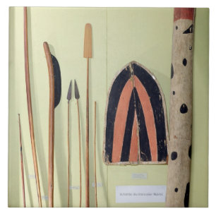 False weapons from the Tomb of of Nakhti, Middle K Ceramic Tile