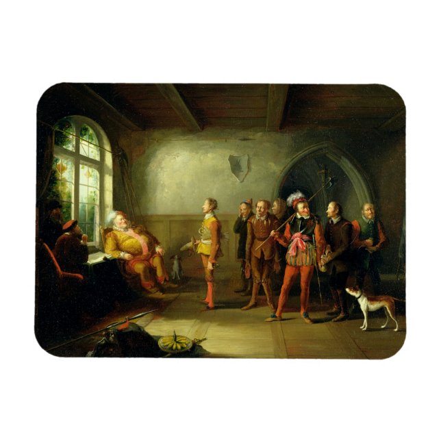 Falstaff and the Recruits, from 'Henry IV, Part II Magnet (Horizontal)