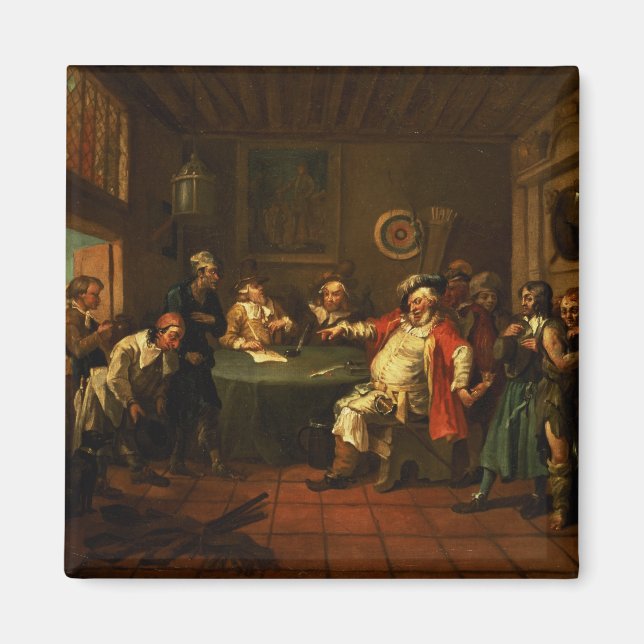 Falstaff Examining his Recruits from Henry IV Magnet (Front)