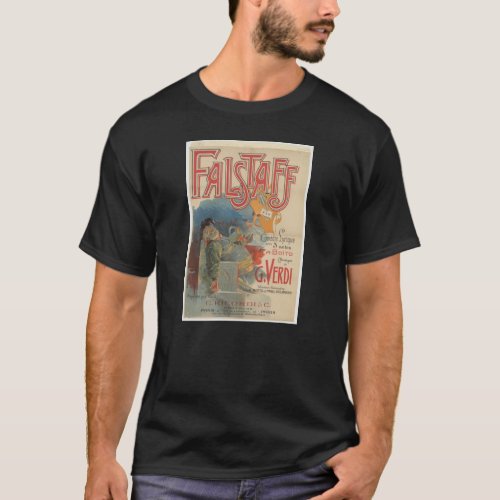Falstaff opera poster Paris premire 1894 T_Shirt