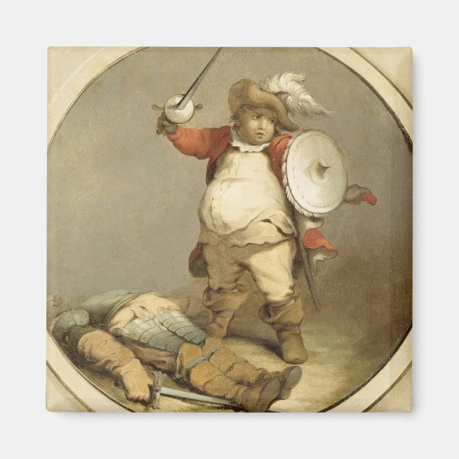Falstaff with the Body of Hotspur, c.1786 (oil on Magnet (Front)