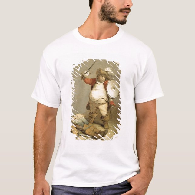Falstaff with the Body of Hotspur, c.1786 (oil on T-Shirt (Front)