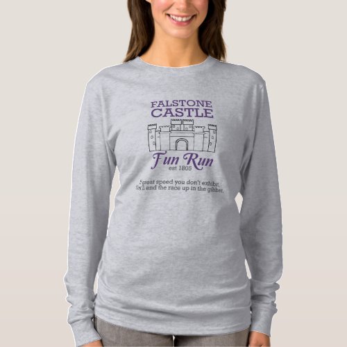 Falstone Castle Fun Run long sleeve t_shirt