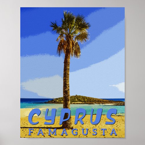 famagusta cyprus _ cyprus beaches poster