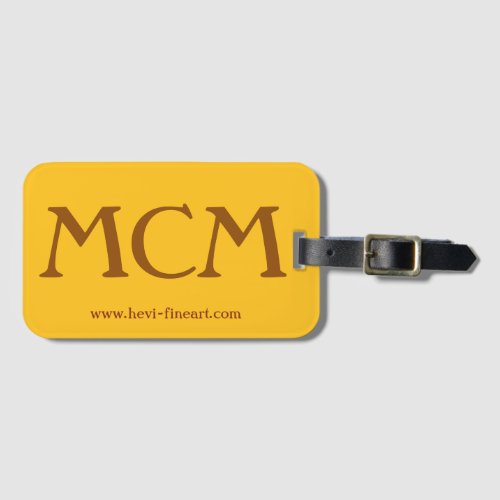 fambly luggage tags MCM