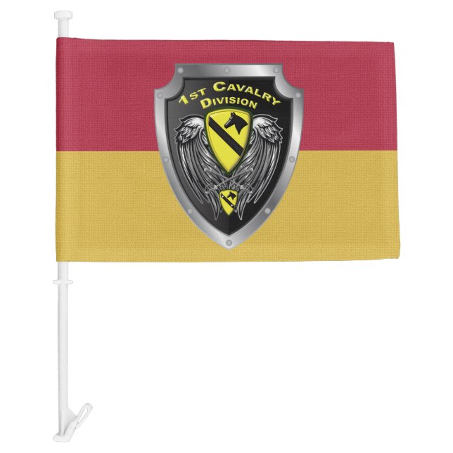 Famed 1st Cavalry Division Car Flag (Front)