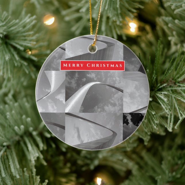 Famed Gateway to the West Arch Ceramic Ornament (Tree)