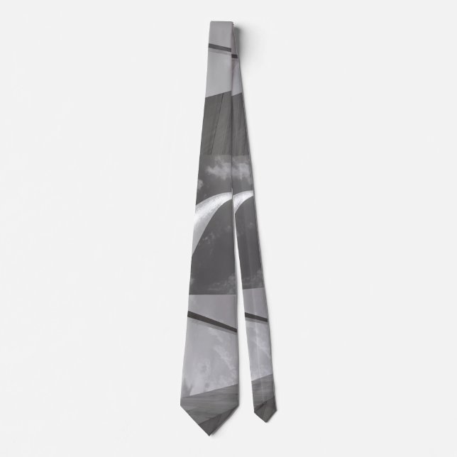 Famed Gateway to the West St Louis Arch Neck Tie (Front)