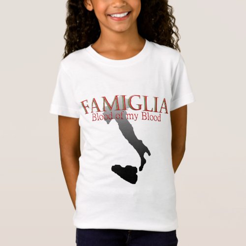Famiglia Girls T T_Shirt
