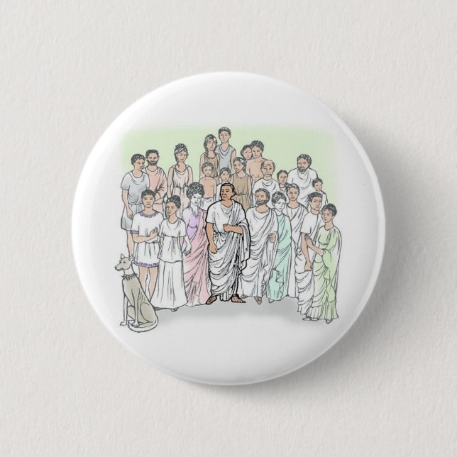 Familia Caecilii Button (Front)