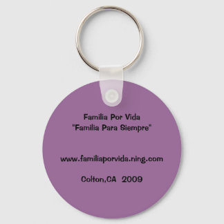 Familia Por Vida, keychain