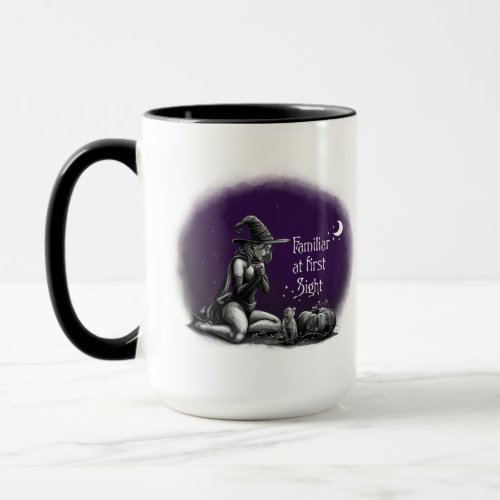 Familiar at First Sight Purple Sky Mug