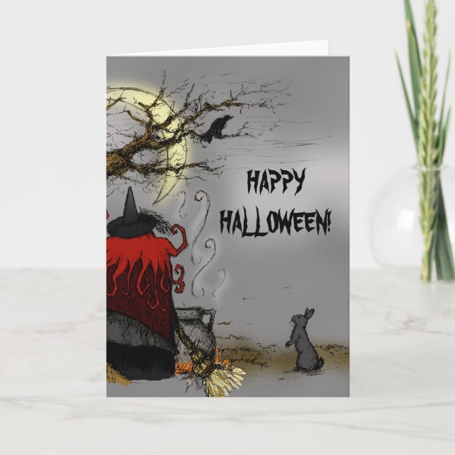 FAMILIAR HALLOWEEN CARD (Front)