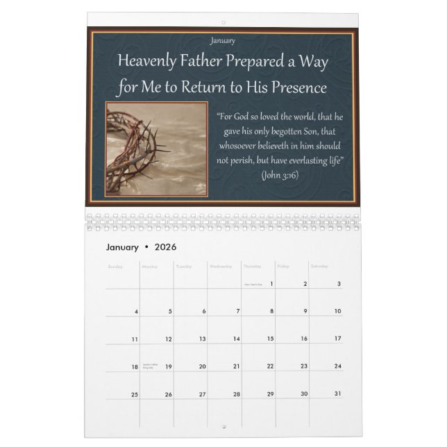 Families are Forever Calendar (Jan 2026)