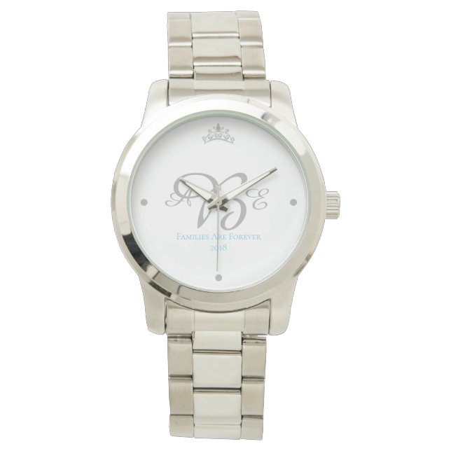 Families Are Forever Custom Women's Bracelet Watch (Front)