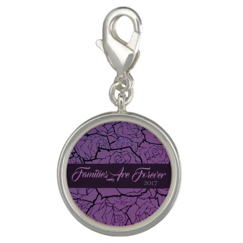 Families Are Forever Silver Plate Charm