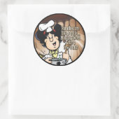 Families Are Like Fudge Classic Round Sticker (Bag)