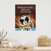 Families Are Like Fudge Poster (Kitchen)