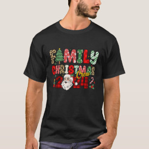 Family 2024 Christmas Matching Outfits Team Santa T-Shirt