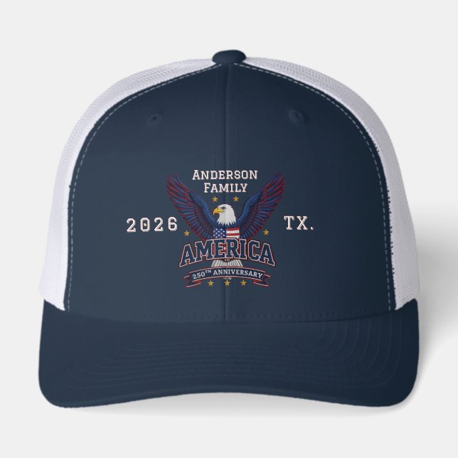 Family  250th Celebration Keepsake Eagle Hat (Front)