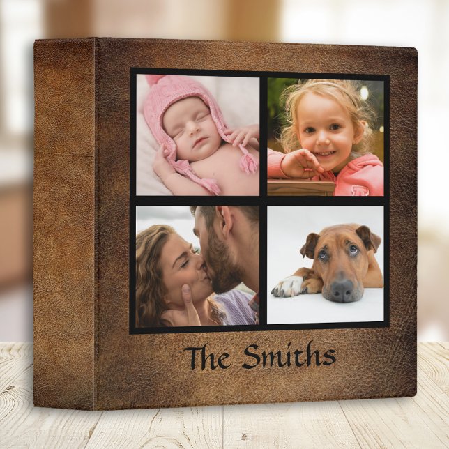 Family 4 Photo Scrapbook Album Binder (Creator Uploaded)