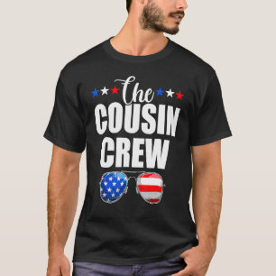 Family 4th Of July  Matching Cousin Crew American  T-Shirt