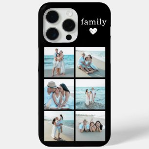 Family 6 Photo Black iPhone 15 Pro Max Case