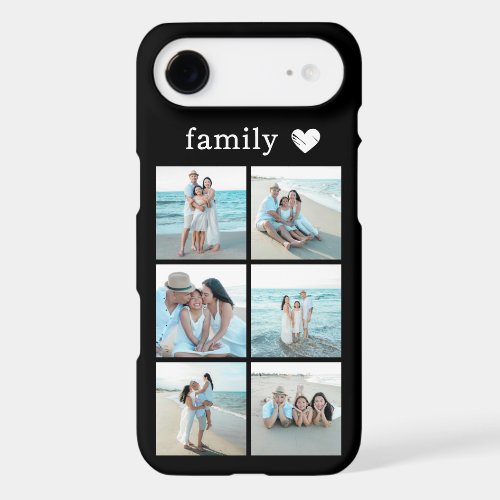 Family 6 Photo Black iPhone 17 Air Case