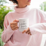 Family Adventures | Original Modern Minimalist Coffee Mug<br><div class="desc">Personalized for your wonderful and everyday family adventures,  this coffee  mug makes for the perfect gift or vacation accessory! The design features a handwritten scripyt typography is a modern minimalist style for any fun and stylish family! #family #adventures #custom #coffeemug</div>