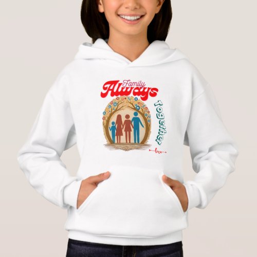 Family always together love  hoodie