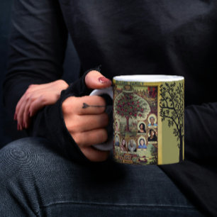 Family Ancestry Tree Genealogy Giant Coffee Mug