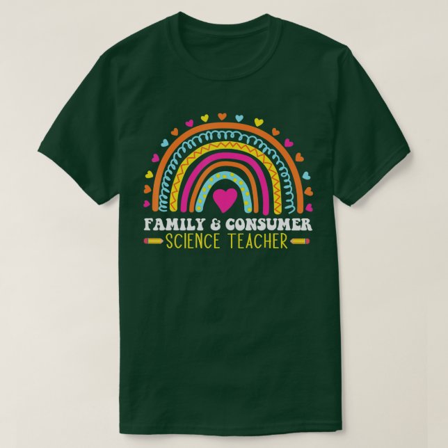 family and consumer science teacher Facs Back To S T-Shirt (Design Front)