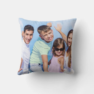 Family and Friends  Photo Throw Pillow