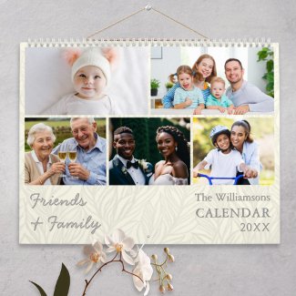 Family and Friends Photos Cream Personalized