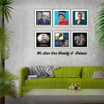 Family And Friends Portrait Collage Love Forever Foam Core Photo Tile<br><div class="desc">Family And Friends Portrait Collage Love Forever Photo Tiles has a set of six photos and are great to place in your home or office. Personalize with your favorite photos and information. It also makes a great gift with your photographs.</div>