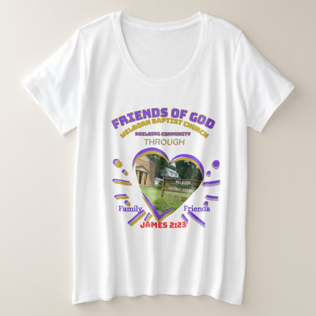 Family and Friends T-shirt (Design Front)
