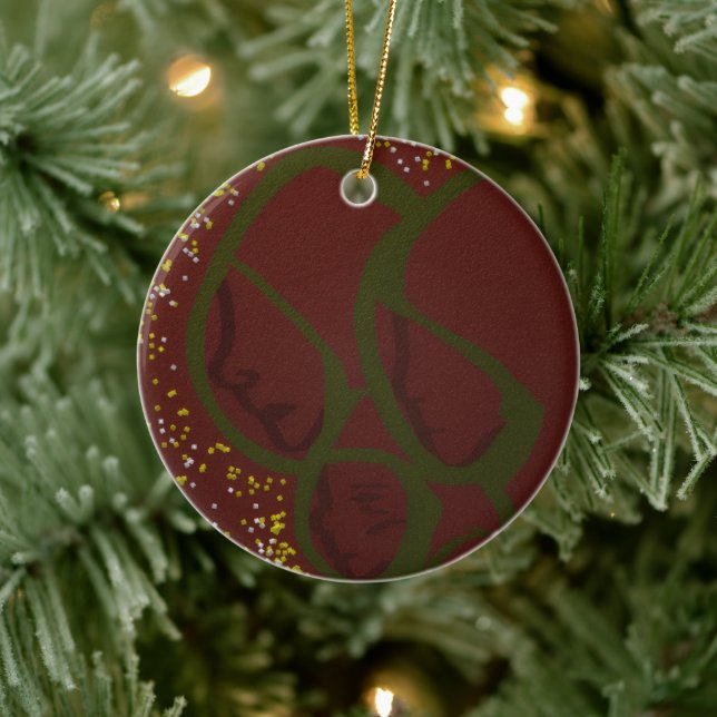 Family Art Ceramic Ornament (Tree)