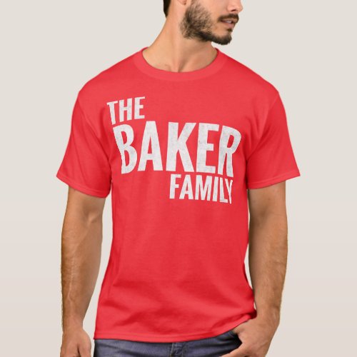 Family Baker Surname Baker Last name T_Shirt
