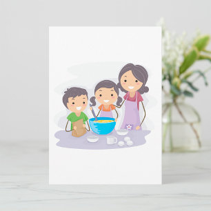 Family Baking Invitation