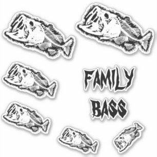 FAMILY BASS STICKER
