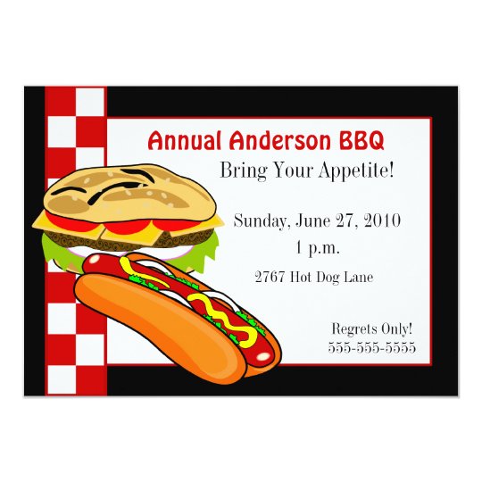Family BBQ Card