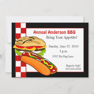 Family BBQ Invitation