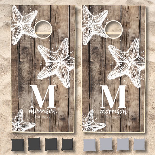 Family Beach House Cornhole Set (Family Beach House Cornhole Set)