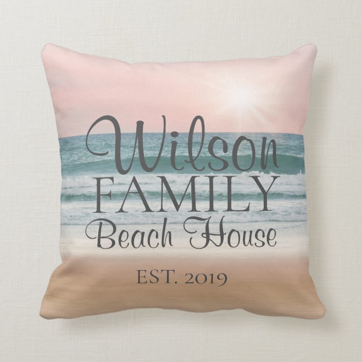 beach house throw pillows